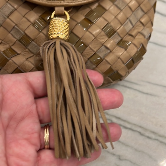 Vintage Leather & Suede Handbag - Picture 5 of 16